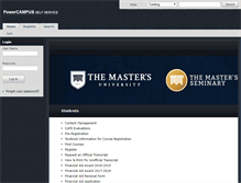Tablet Screenshot of portal.masters.edu